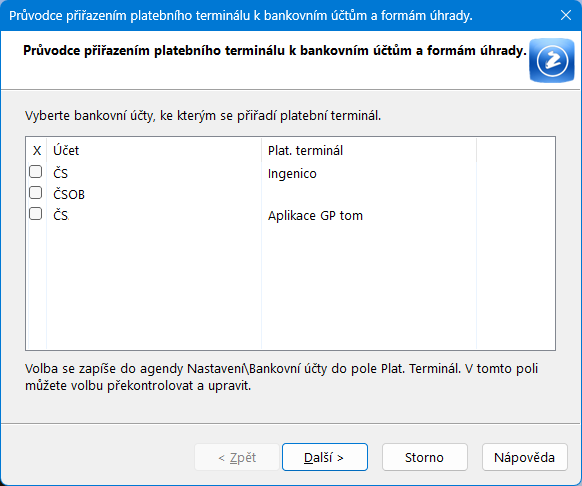 Pruvodce zavedenim platebniho terminalu